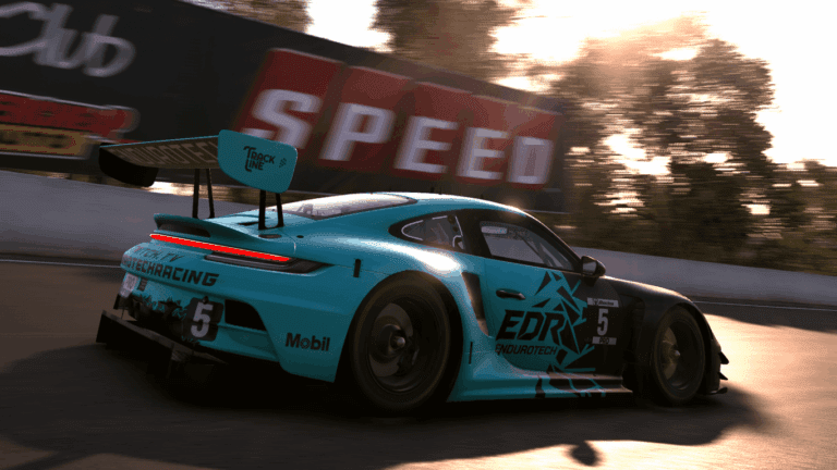Endurotech Racing GT3 car deep into a race stint