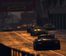 Endurotech Racing pit stop during an iRacing endurance race