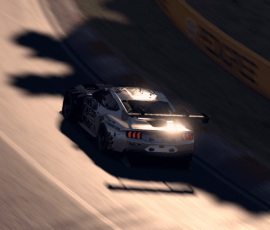 Endurotech Racing car on track during an iRacing endurance race